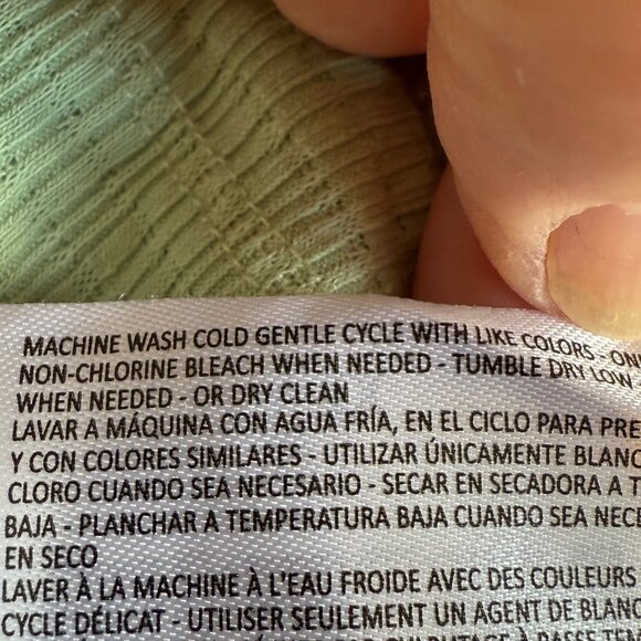 ๐ฑ 5 for $10. NWT G H Bass Light Green Textured Henley Long Sleeve Top Size XL - Picture 8 of 8